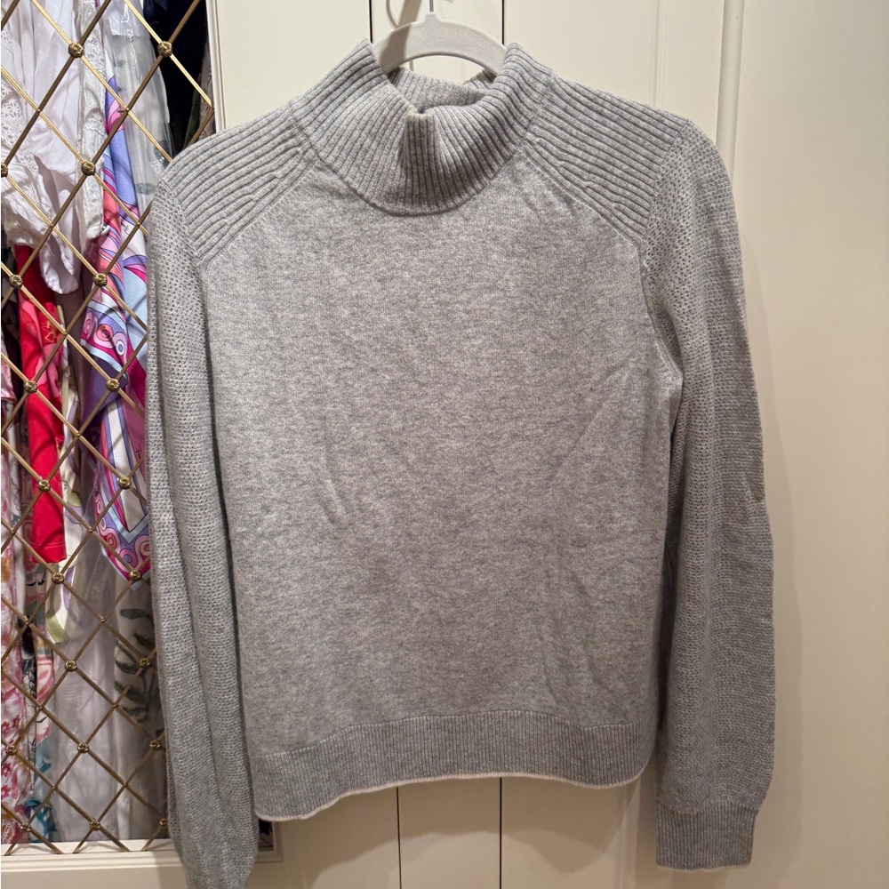rag & bone Light Gray Turtleneck Sweater